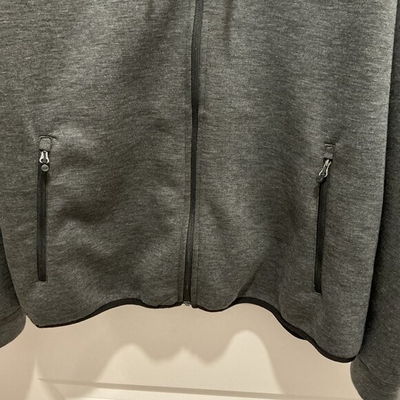 32 Degrees Full Zip Hoodie XXL Grey Black Zipper & Pockets Stretch Material - Picture 3 of 8